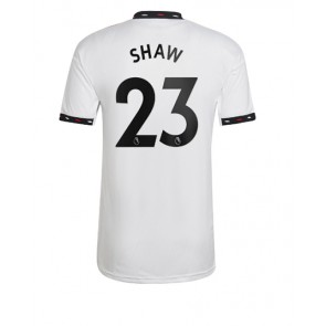 Manchester United Luke Shaw #23 Bortatröja 2022-23 Kortärmad